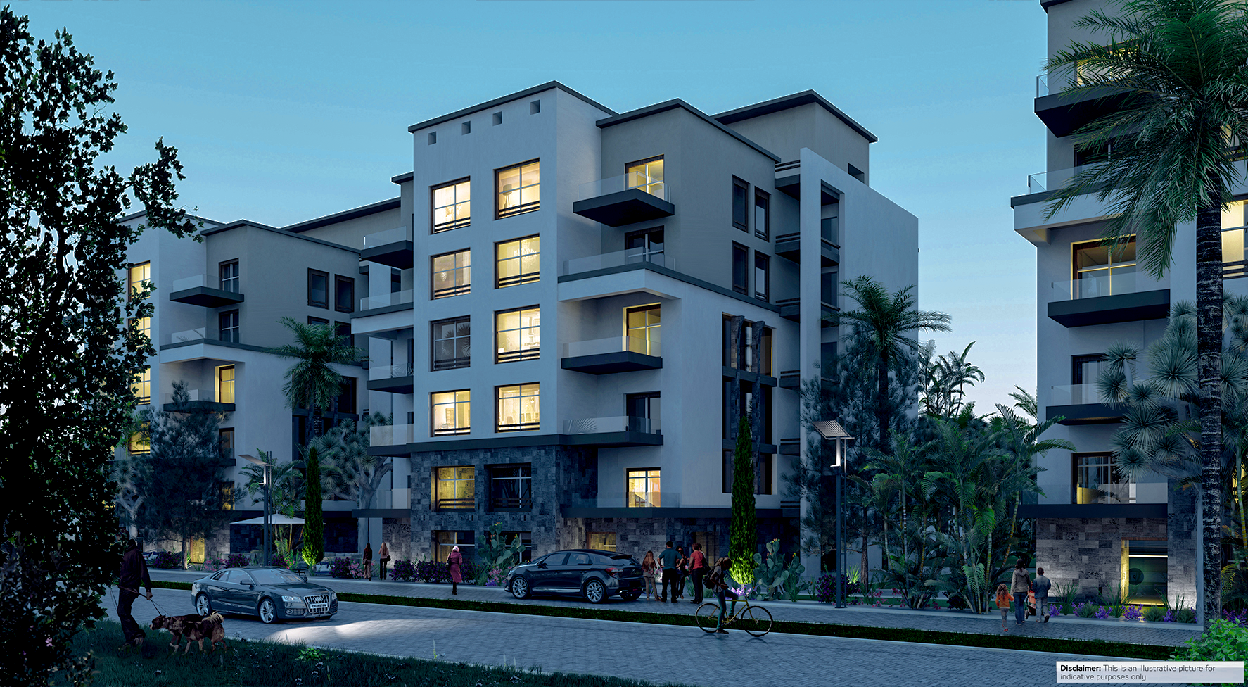 شقق للبيع في كمبوند نيوبوليس 208 متر