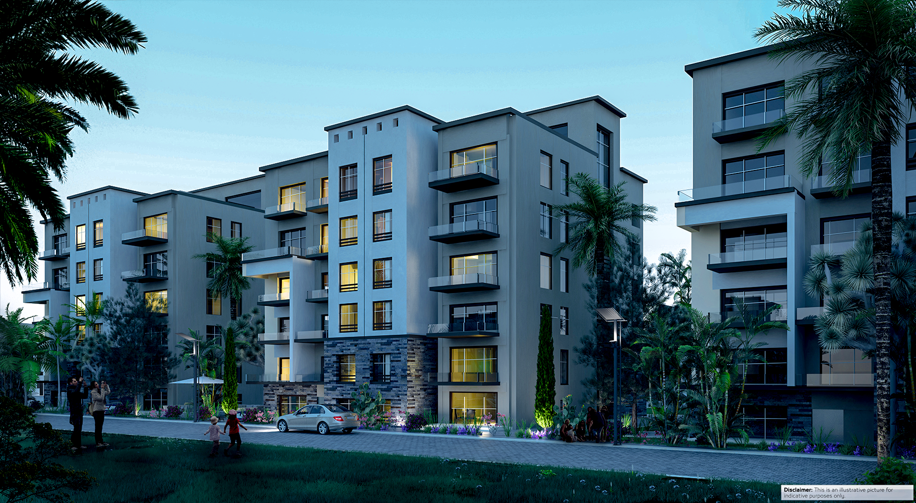 شقق للبيع في كمبوند نيوبوليس 208 متر