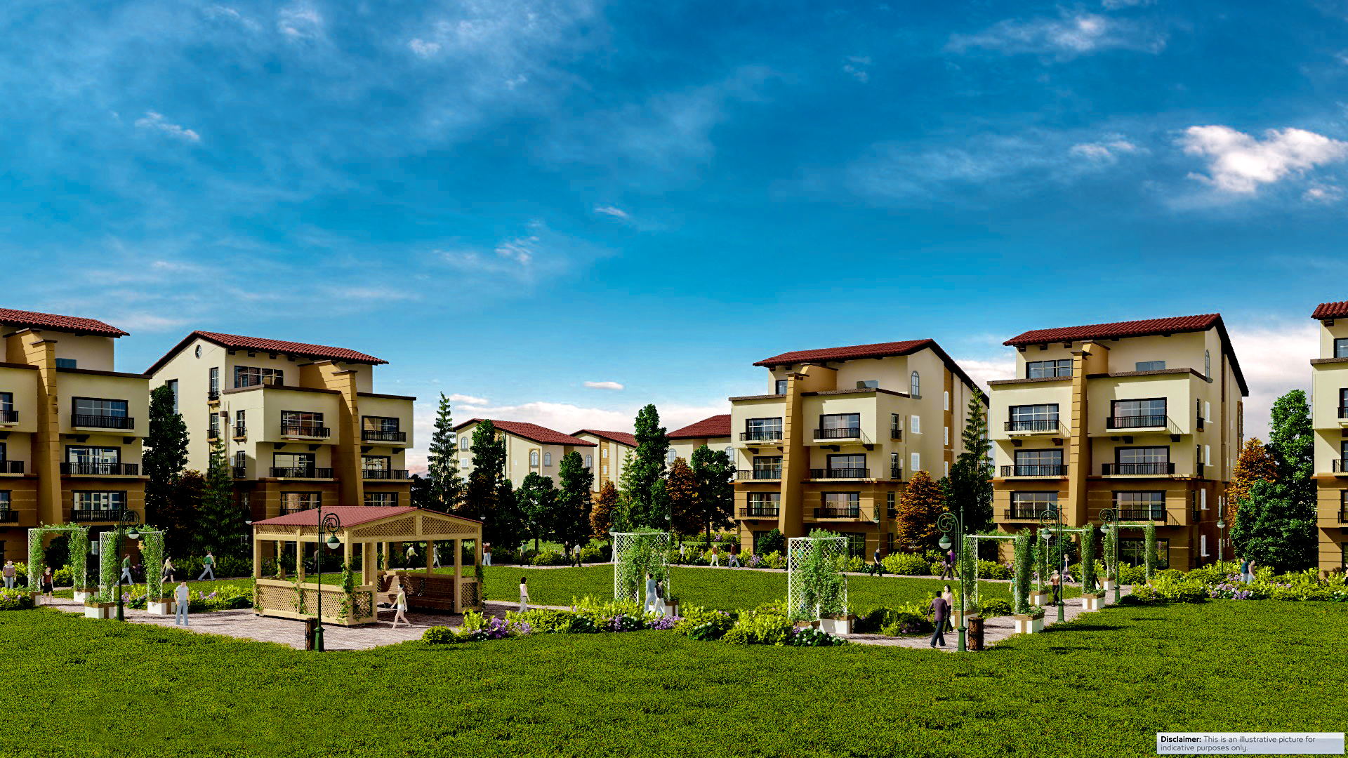 شقق للبيع في كمبوند نيوبوليس 208 متر