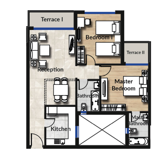كمبوند أزاديرالتجمع الخامس – Azadir OUD New Cairo Compound
