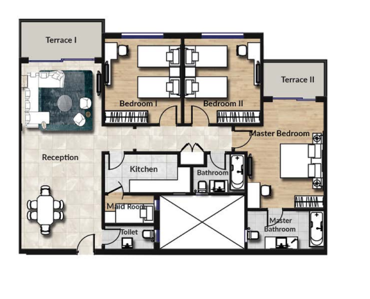 كمبوند أزاديرالتجمع الخامس – Azadir OUD New Cairo Compound