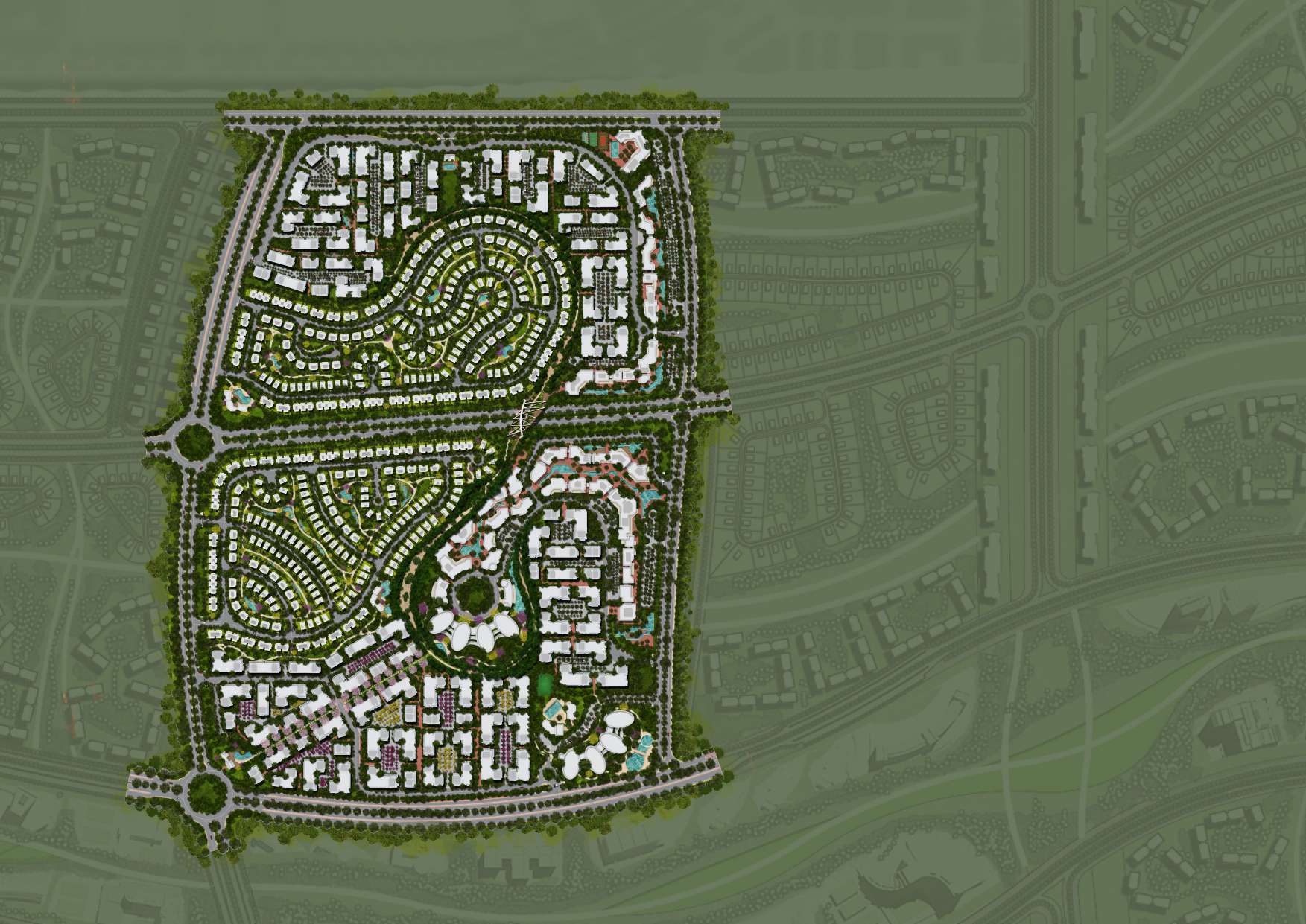 كمبوند البوسكو سيتي مدينة المستقبل – Il Bosco City Misr Italia New Cairo Compound