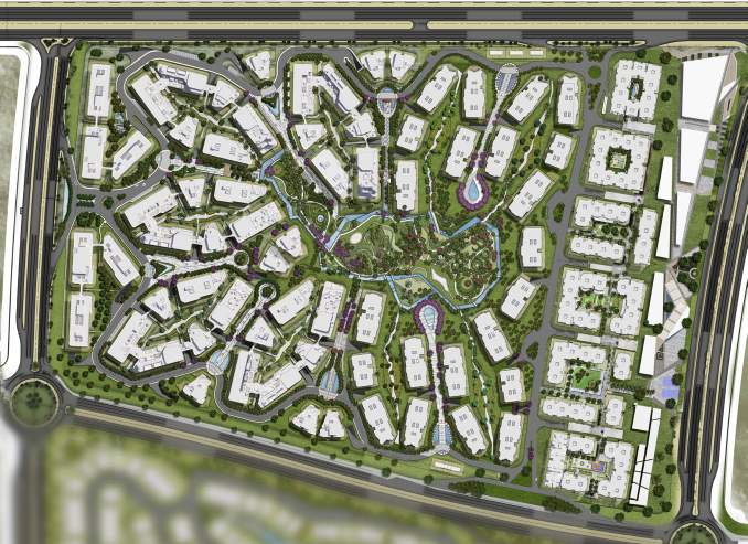 كمبوند بلوم فيلدز مدينة المستقبل تطوير مصر Bloomfields Mostakbal City Compound