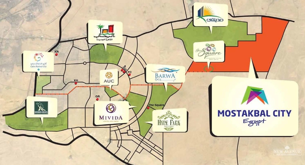 كمبوند جرين سكوير صبور مدينة المستقبل – Green Square Sabbour Mostakbal City