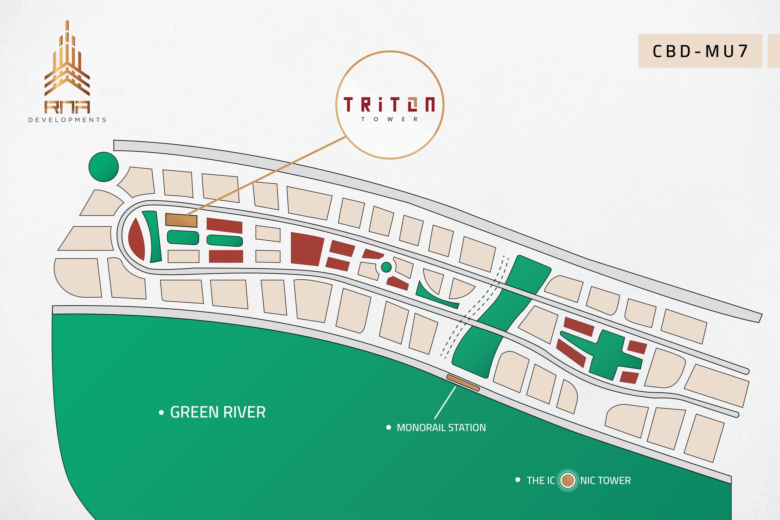 تريتون تاور العاصمة الجديدة R N A للتطوير العقاري – Triton Tower New Capital