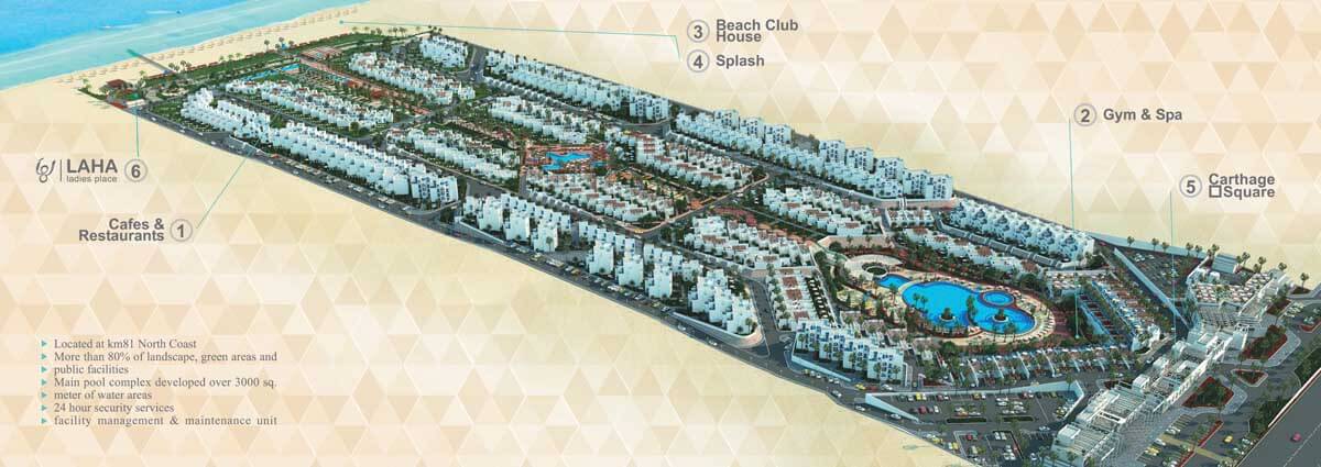 قرية قرطاج الساحل الشمالى – Carthage North Coast