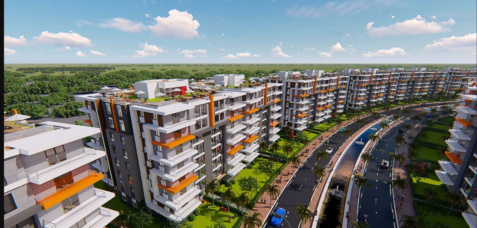 Rhodes New Capital Compound Plaza Gardens