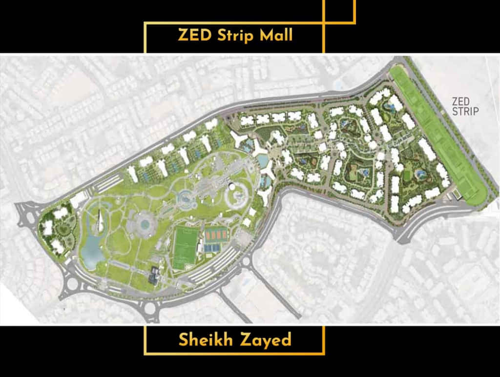 زيد ستريب مول الشيخ زايد أورا للتطوير العقاري – Zed Strip Mall Sheikh Zayed