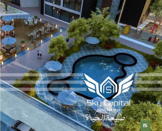 تحت سعر السوق شقة 229م للبيع في سكاي كابيتال العاصمة الجديدة