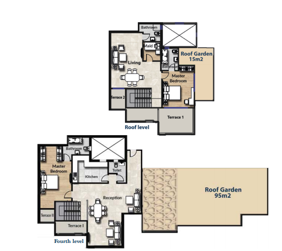 تفاصيل بيع شقة بمساحة 134 متر في azadir التجمع الخامس