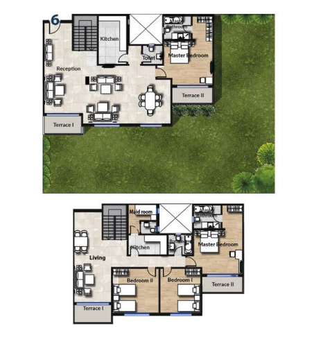 تفاصيل بيع شقة بمساحة 134 متر في azadir التجمع الخامس