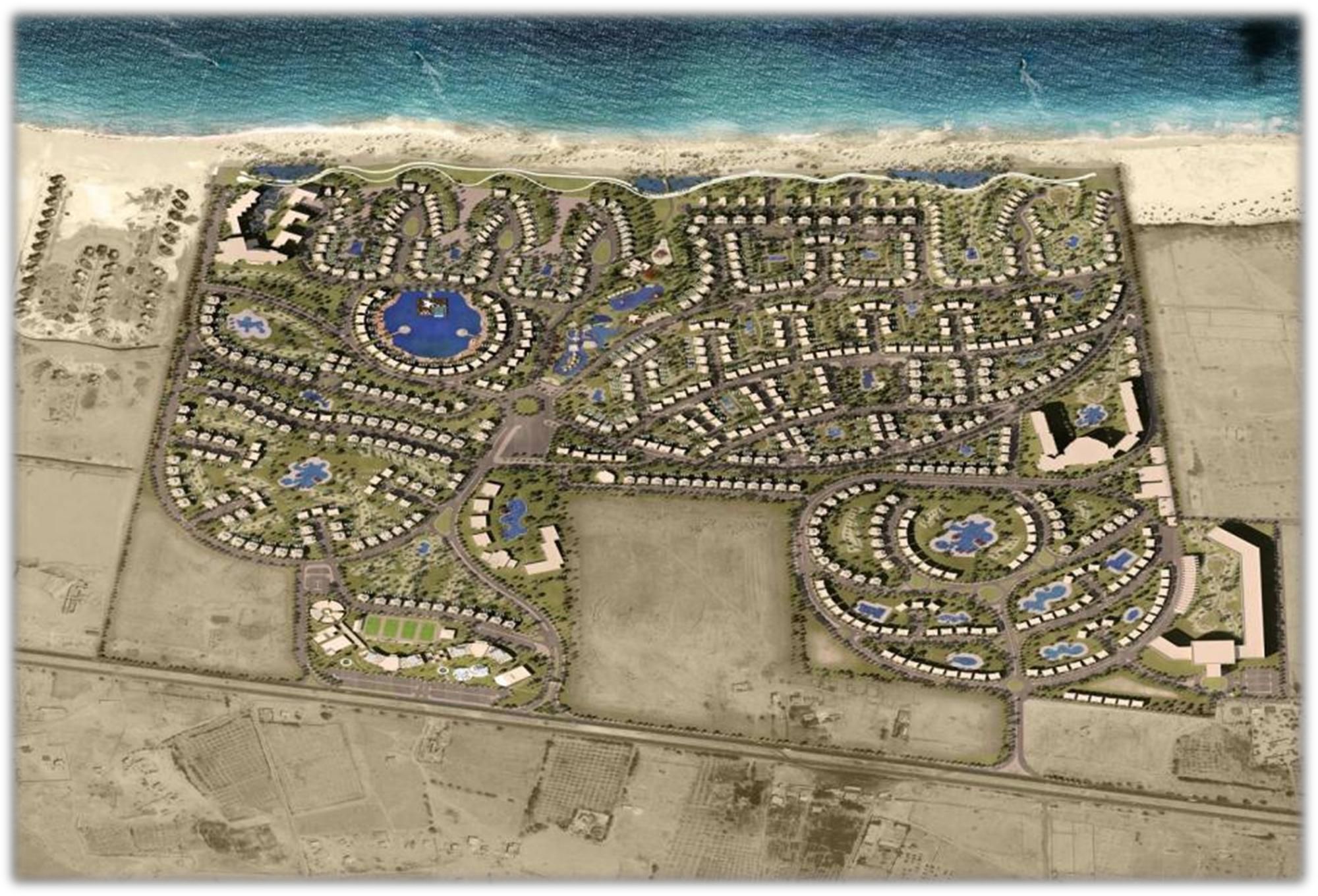 قريه امواج الساحل الشمالي مصر الأهلي صبور – Amwaj North Coast