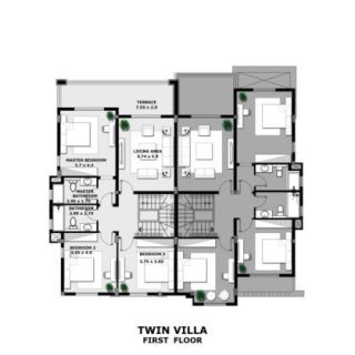 قريه امواج الساحل الشمالي مصر الأهلي صبور – Amwaj North Coast