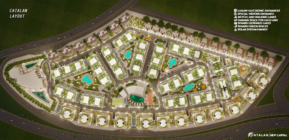 بمساحة 382 متر دوبلكس للبيع في مشروع كتالان