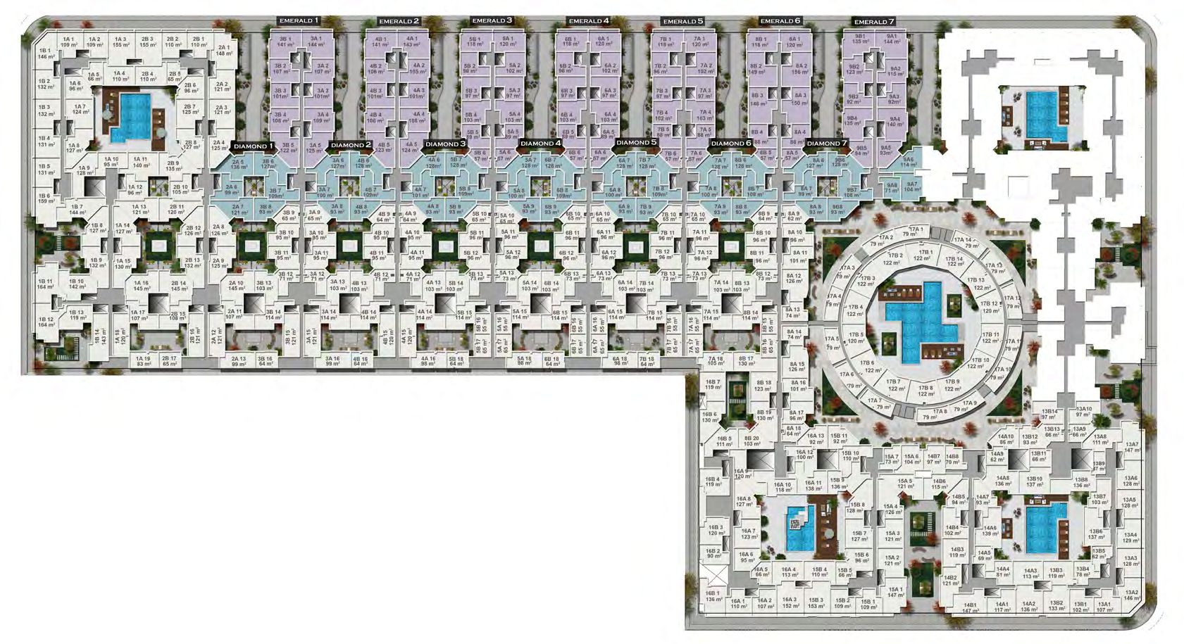 كمبوند دجلة لاند مارك مدينة نصر معمار المرشدي – Degla Landmark Nasr City