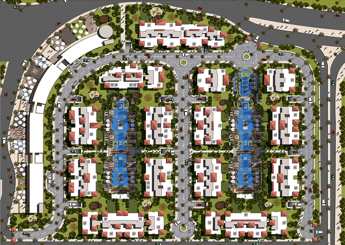 شقق للبيع في كمبوند الباتيو 7