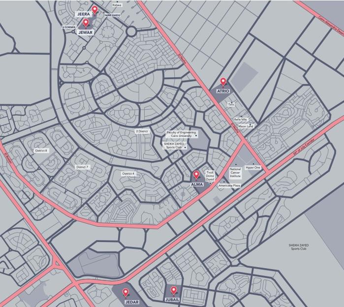 كمبوند جدار أكتوبر إيوان – Jedar Compound 6 October