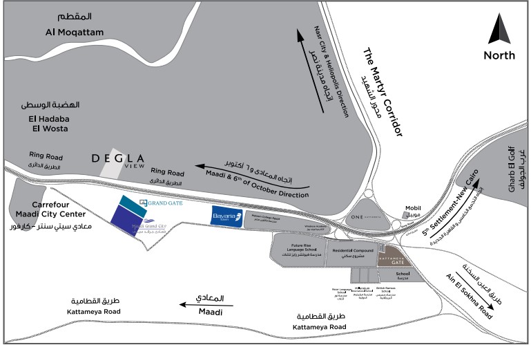 كمبوند قطاميه جيت معمار المرشدى – Kattameya Gate Compound