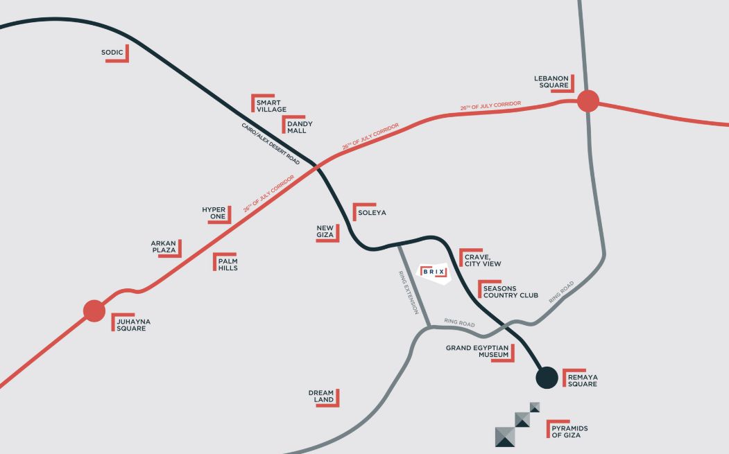 كمبوند بريكس 6 أكتوبر إنرشيا – Brix Compound 6 October