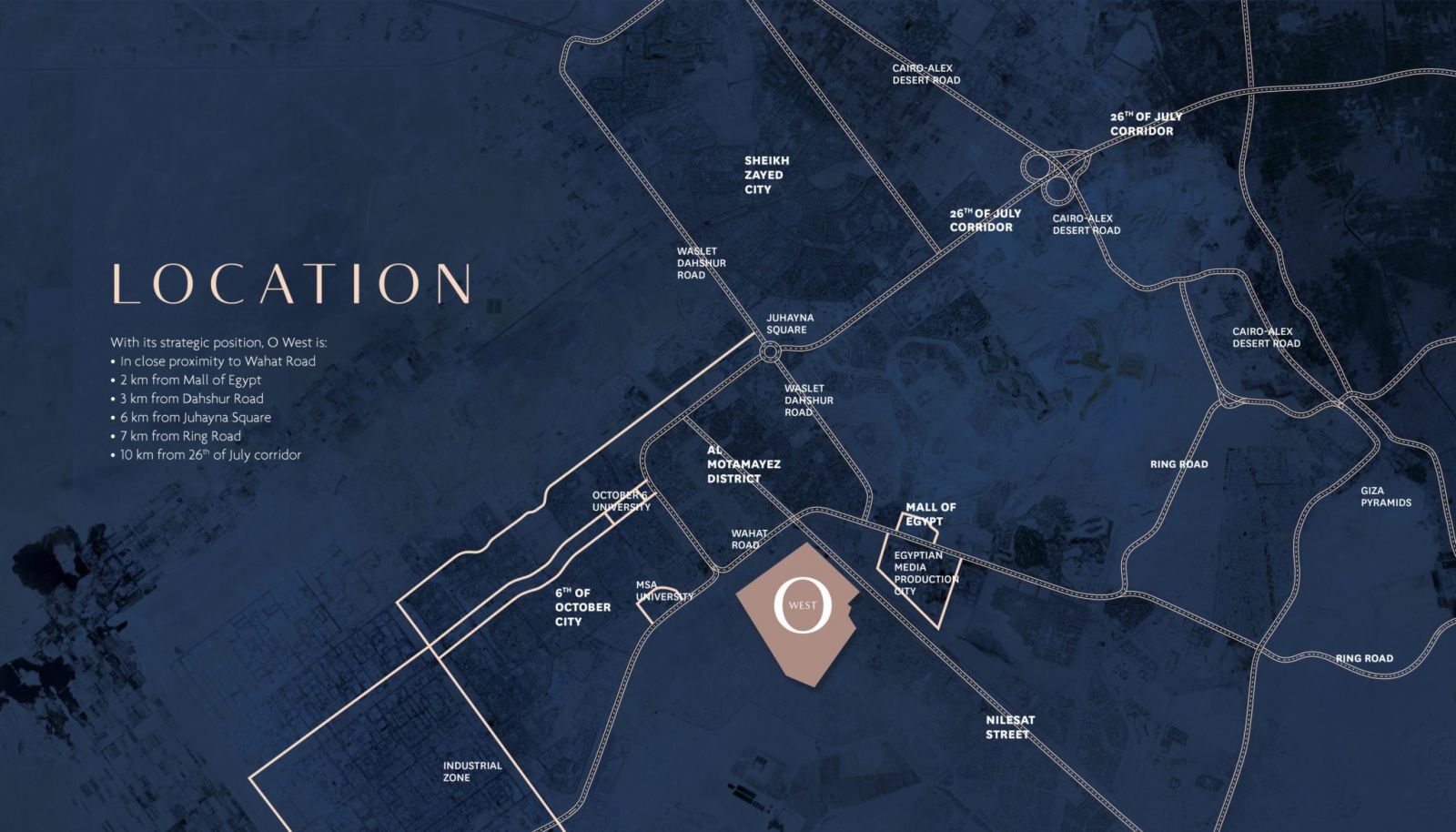 كمبوند او ويست اوراسكوم 6 اكتوبر –  O West Orascom 6 October Project