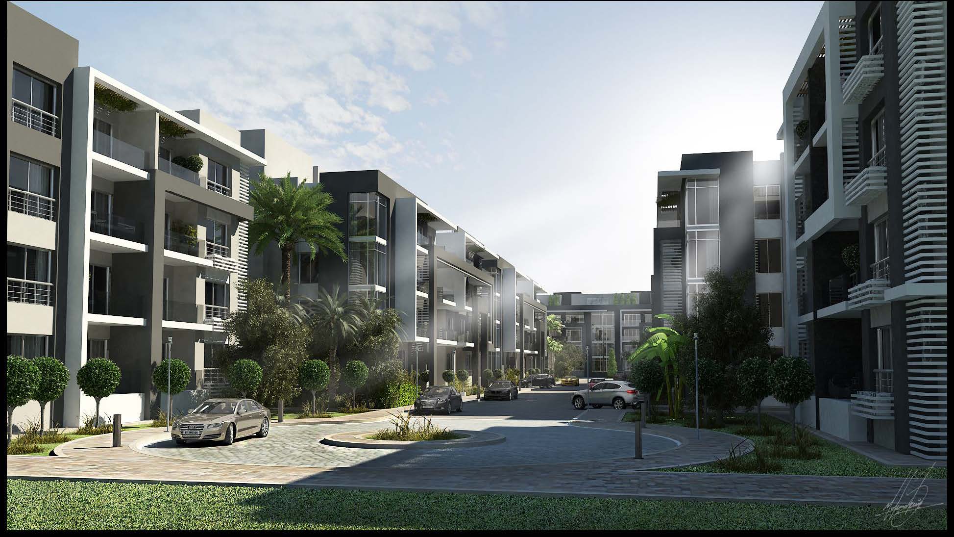 شقق للبيع في كمبوند الباتيو 7