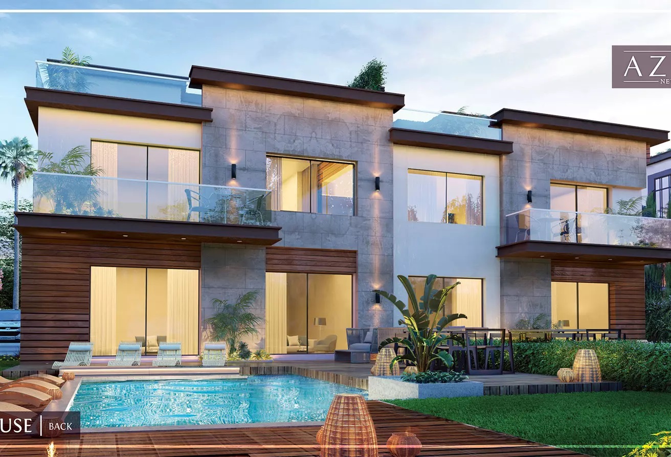 Own a villa with 10% down payment in New Cairo inside Azzar Compound
