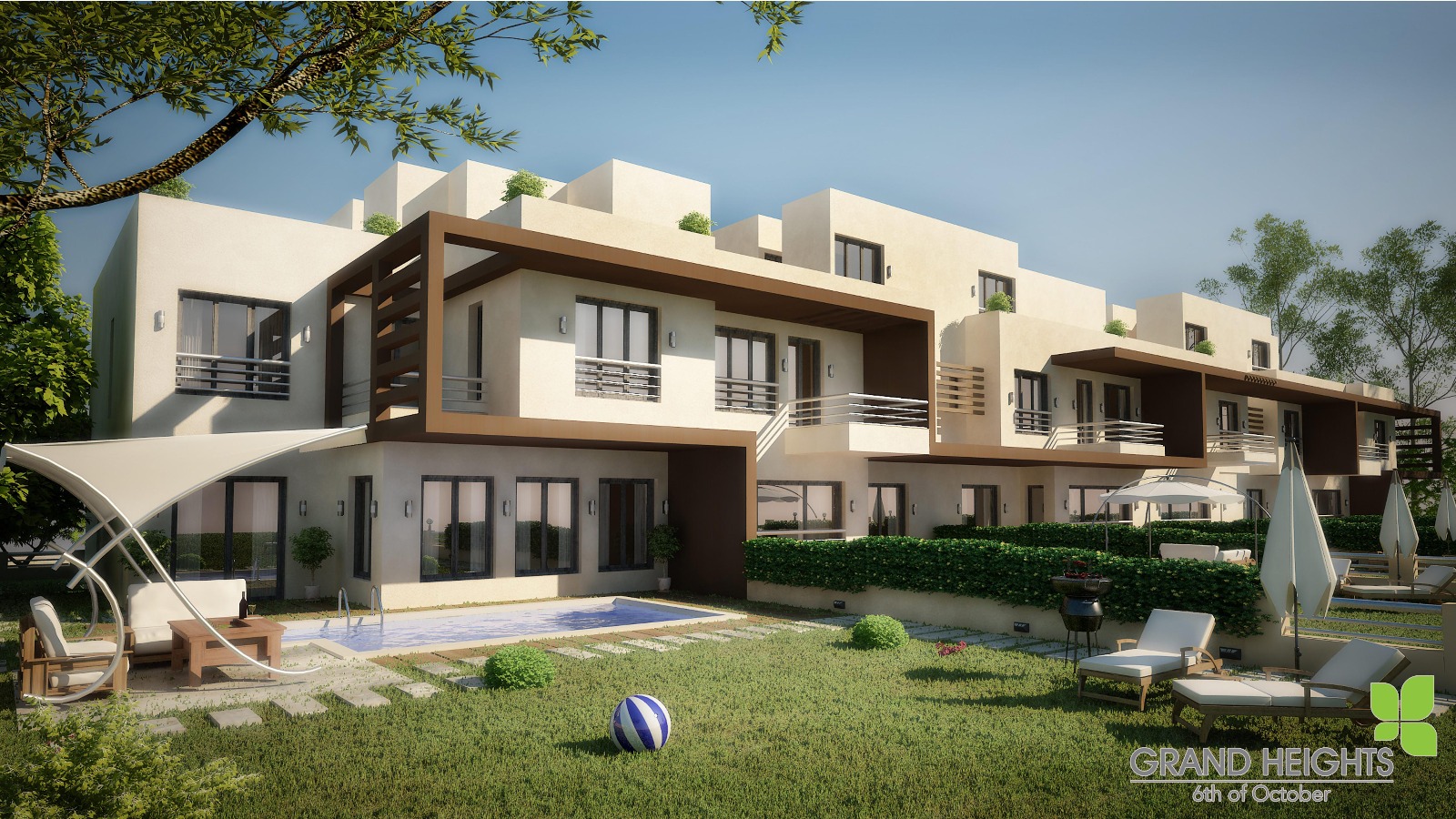 كمبوند جراند هايتس الشيخ زايد كواديكو – Grand Heights Compound 6 October