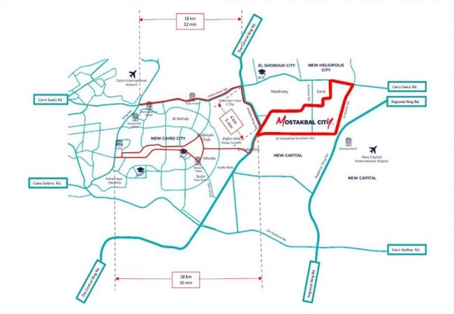 تحت سعر السوق شقة 190م للبيع في مشروع رير القاهرة الجديدة