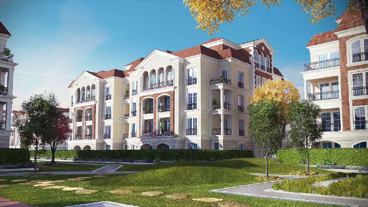 لمحبى الرقي شقه للبيع في كمبوند ريجنتس بارك بمساحة 140م بالتجمع الخامس