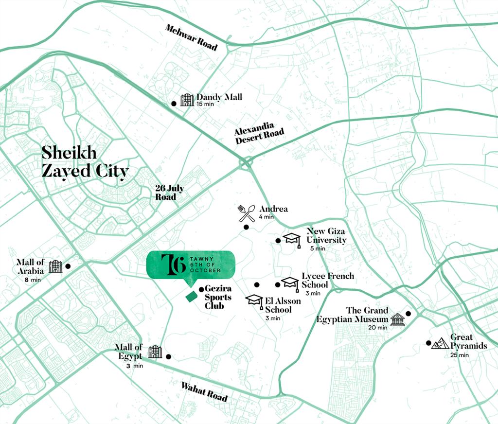 تاوني هايد بارك 6 اكتوبر – Tawny Hyde Park 6th October