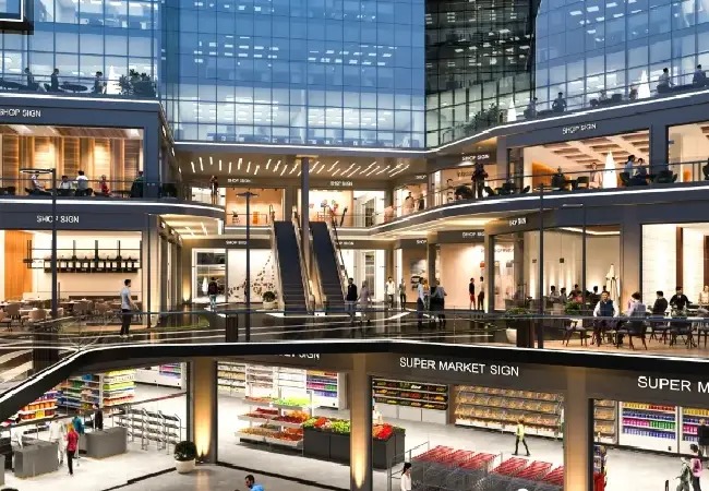 بمساحة 80 متر محلات للبيع في مول ذا فينيو