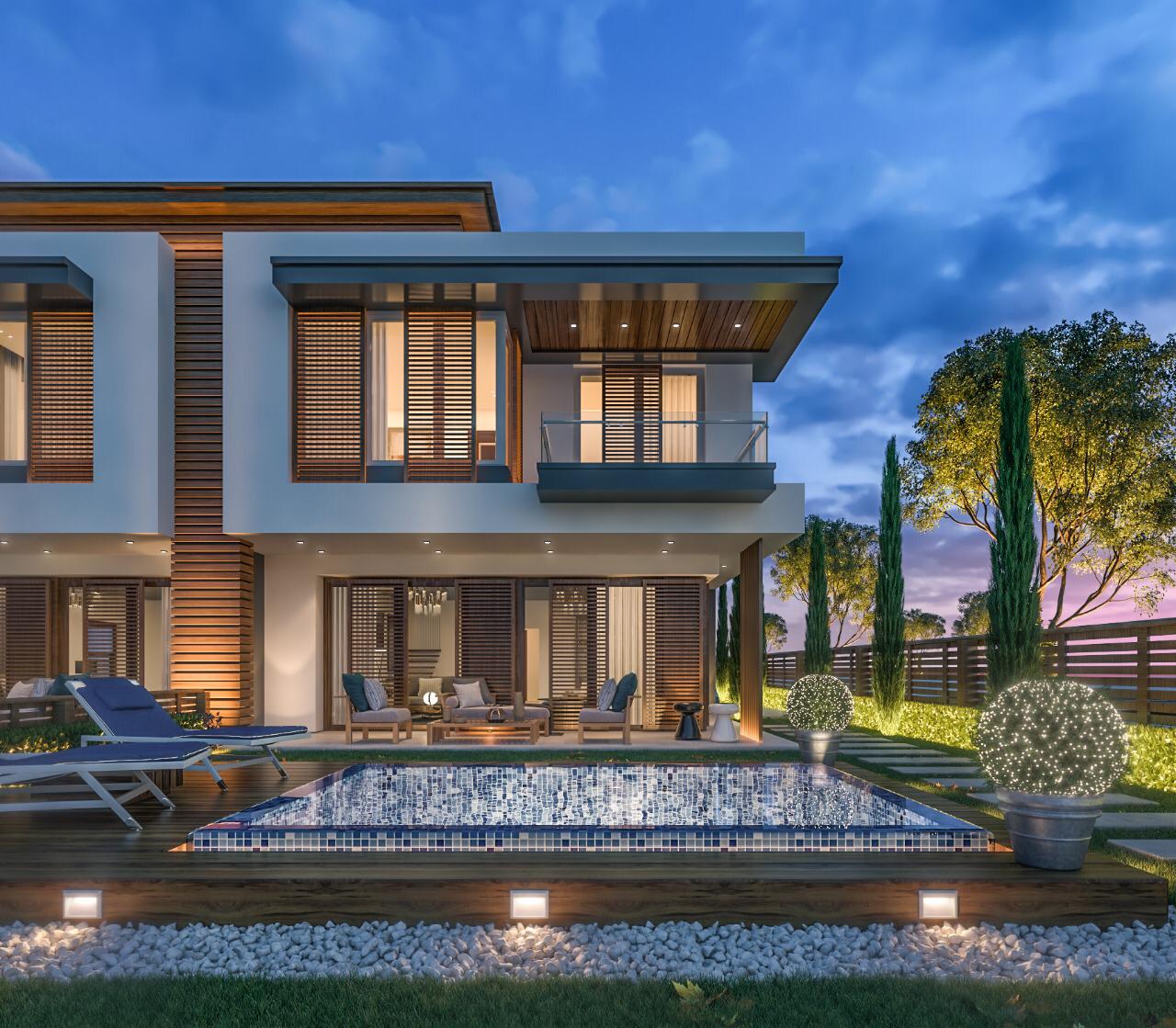 بمساحة 324 متر فلل للبيع في مشروع جنوب