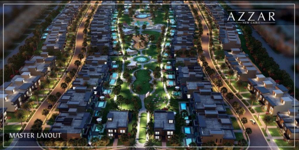 Own a villa with 10% down payment in New Cairo inside Azzar Compound