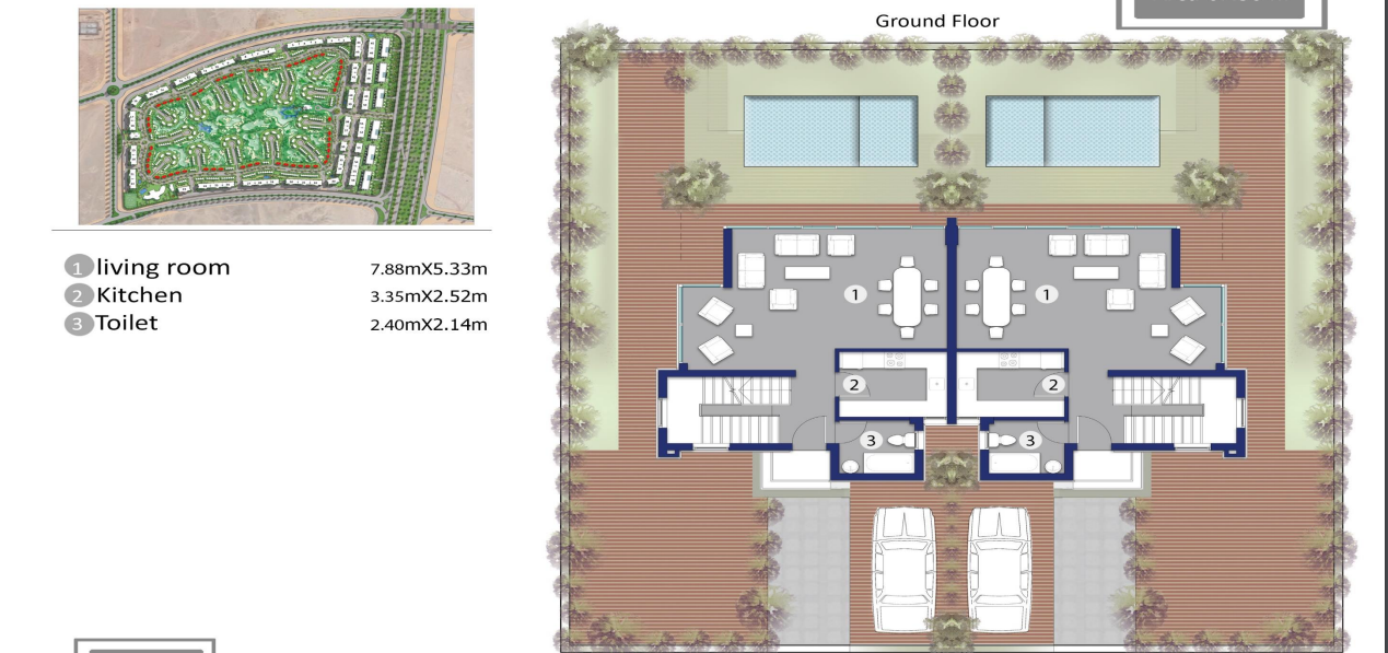 تحت سعر السوق شقة 143م للبيع في جولف بورتو كايرو مستقبل سيتي