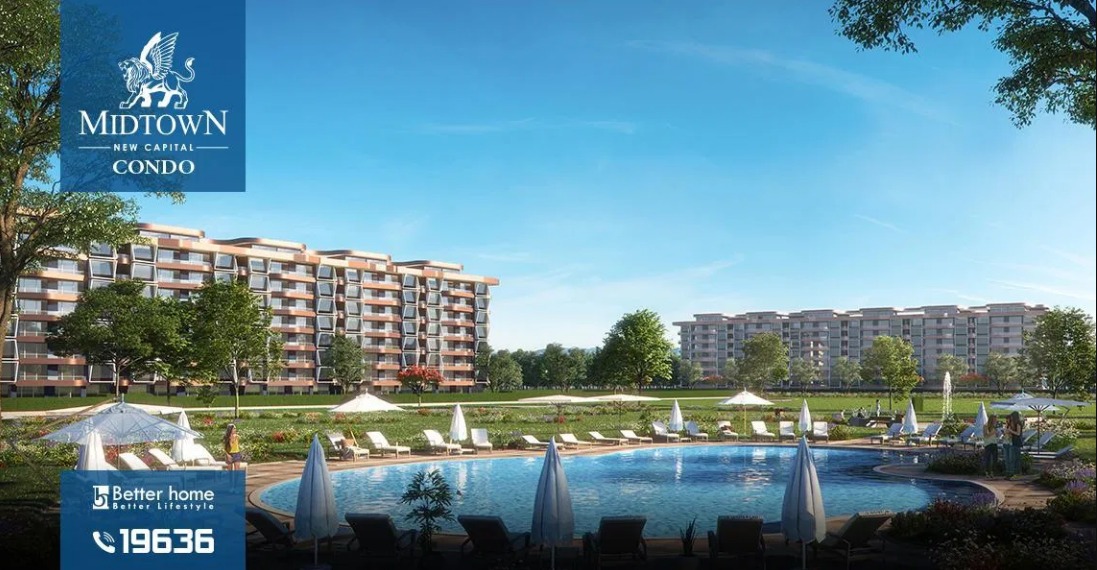 بمساحة 165 متر شقق للبيع في ميدتاون كوندو العاصمة