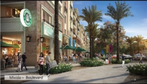 تفاصيل بيع محل بمساحة 150 متر في ميفيدا بيزنس بارك مول التجمع