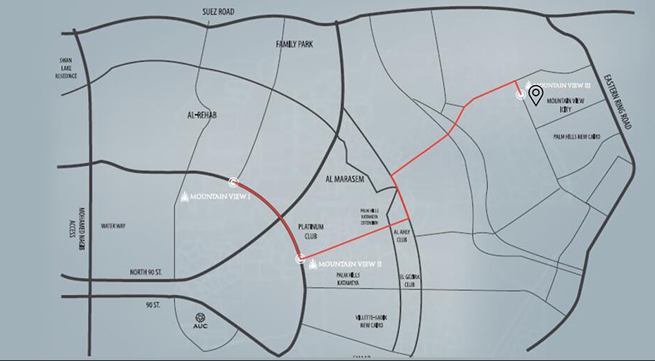 فلل للبيع 4 غرف نوم في ماونتن فيو 3 180 متر