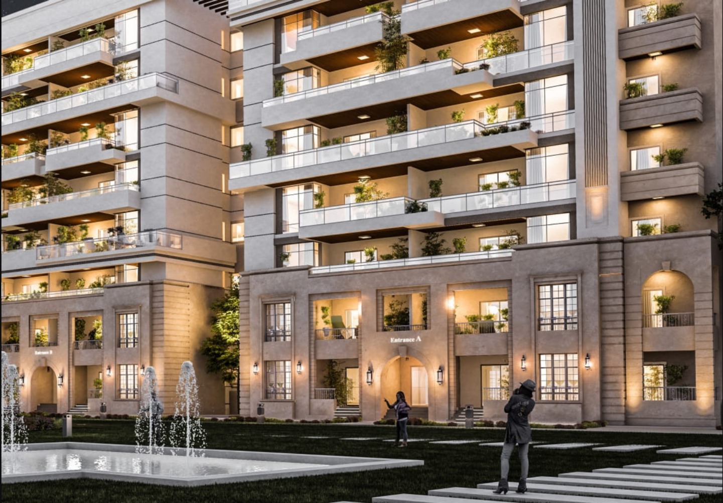 3 غرف نوم شقق للبيع في كمبوند زافانى 193 متر