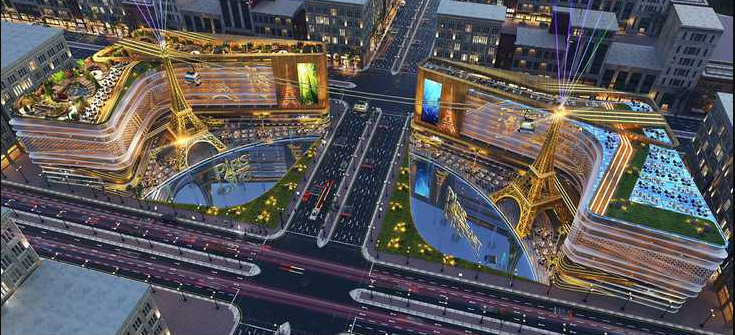 استثمر فى وحده إدارية مساحه 45م في paris east mall new capital