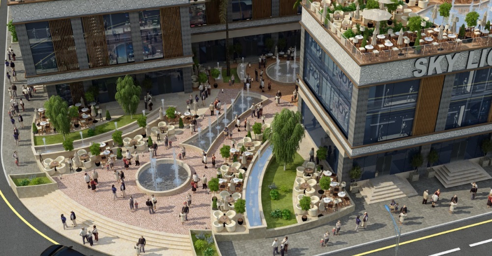 محلات للبيع في مول سكاي لايت 43 متر