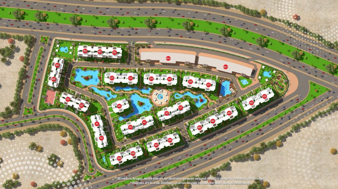 3 غرف نوم شقق للبيع في كمبوند تاون جيت