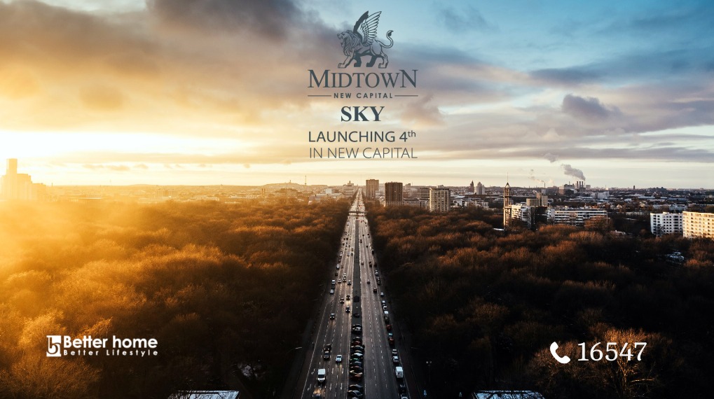شقة لقطة للبيع 140م في Midtown Sky العاصمة الإدارية بسعر خيالي