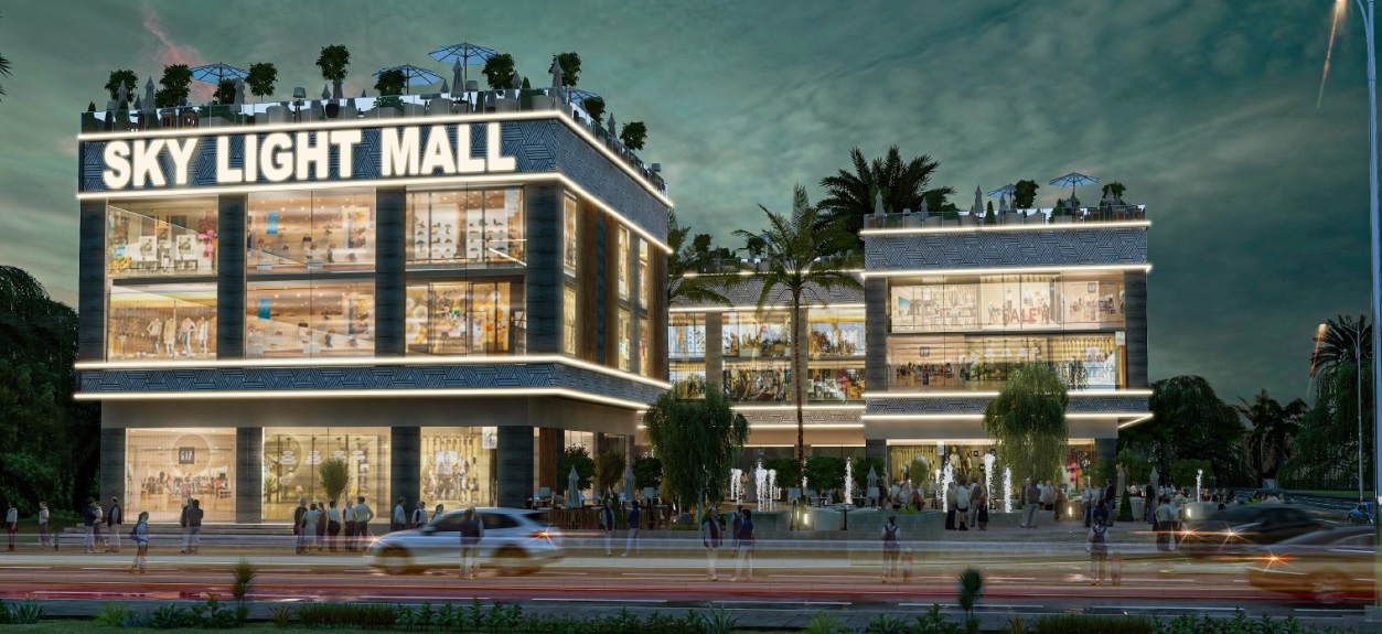 محلات للبيع في مول سكاي لايت 43 متر