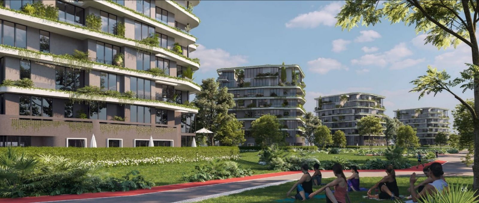 اميز شقه للبيع بكمبوند ارمونيا العاصمة الجديدة بمساحة 200 متر