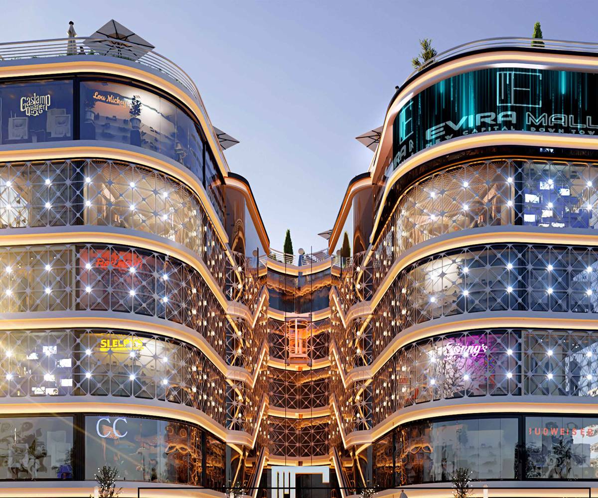 بمساحة 20 متر محلات للبيع في مول ايفيرا