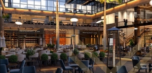 بمساحة 28 متر كافيه للبيع في مول ماركيه