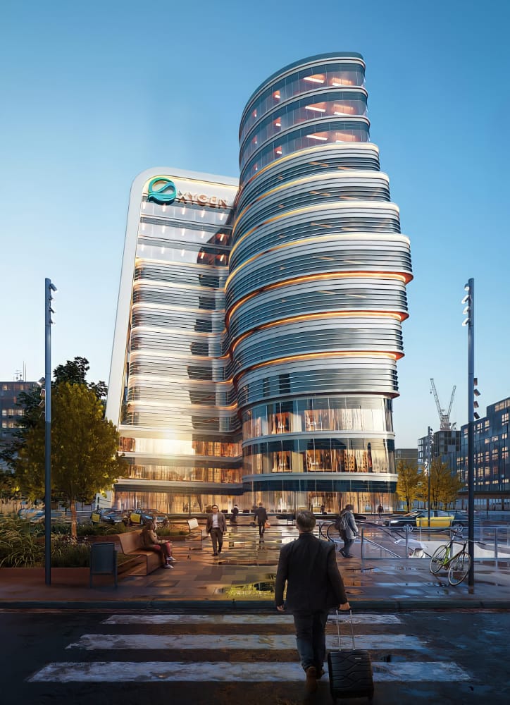 سارع بشراء عيادة بمساحة 34 متر في أوكسجين ميديكال تاور العاصمة الإدارية