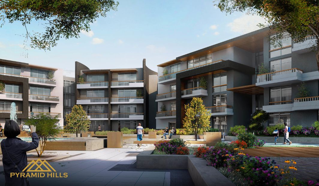 115m Apartment for sale in a very unique location within Pyramids Hills