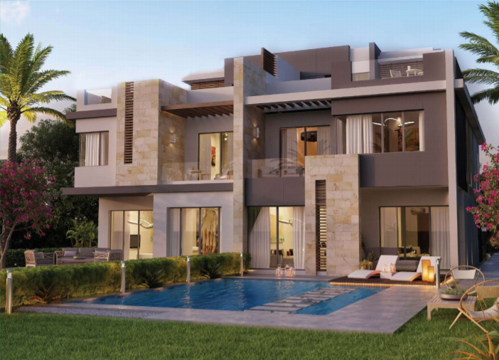 منازل مزدوجة للبيع في مشروع تاونى هايد بارك 278 متر