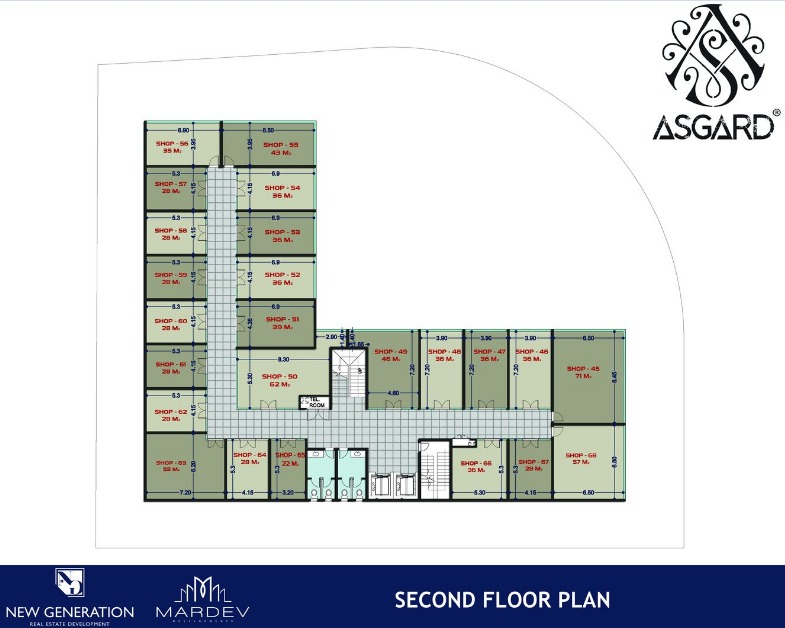 محلات للبيع في اسجارد مول